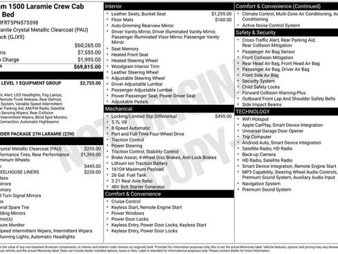 Used 2023 RAM 1500 Laramie AWD/4WD image 7