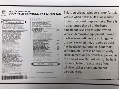 Used 2017 RAM 1500 Express image 2