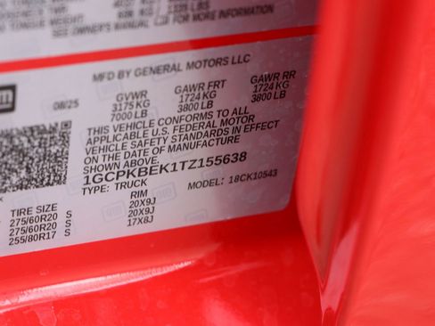 New 2026 Chevrolet Silverado 1500 Custom w/ LPO, Dark Essentials Package image 32