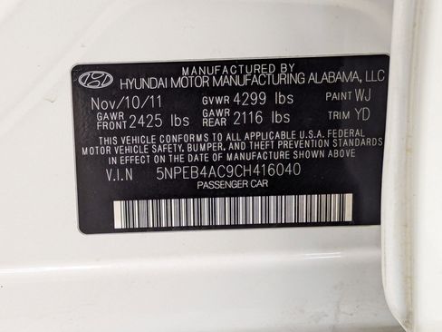 Used 2012 Hyundai Sonata GLS image 20