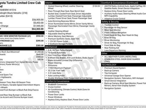 Used 2024 Toyota Tundra Limited AWD/4WD image 4