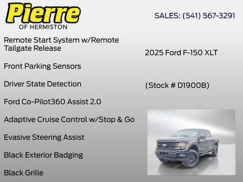 Used 2025 Ford F150 XLT w/ Equipment Group 302A MID AWD/4WD image 30