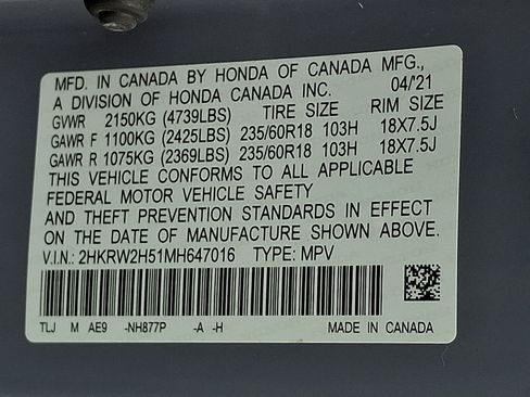 Used 2021 Honda CR-V EX image 28