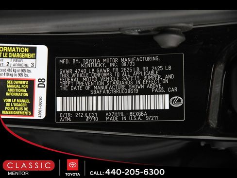 Used 2024 Lexus ES 300h Ultra Luxury image 23