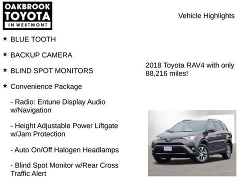 Used 2018 Toyota RAV4 XLE w/ Convenience Package image 8