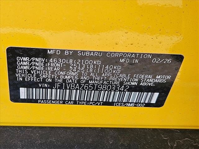 New 2026 Subaru WRX tS w/ Popular Package #2 AWD/4WD image 18