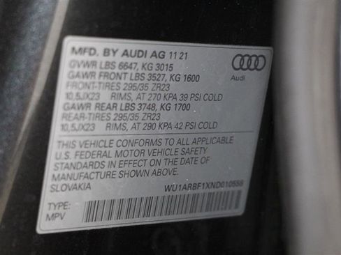 Used 2022 Audi RS Q8 w/ Carbon Optic Package image 52