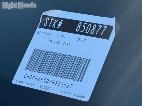 Used 2023 Honda Civic Sport image 33