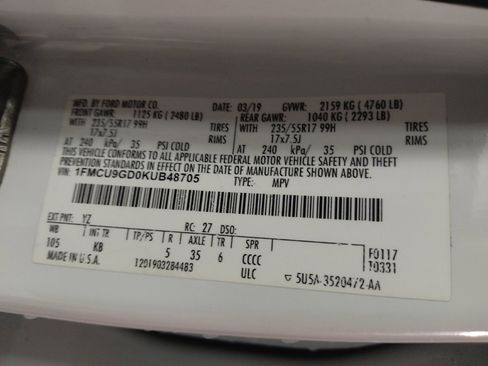 Used 2019 Ford Escape SE image 33