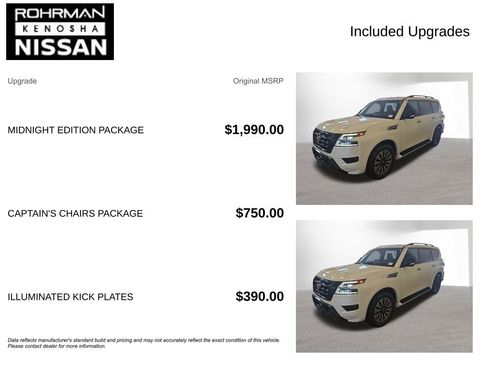 Used 2024 Nissan Armada SL w/ Midnight Edition Package image 4