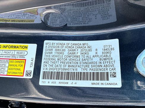 Used 2022 Honda Civic Sport image 36