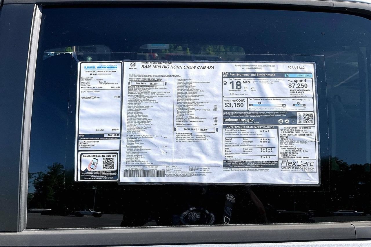 New 2026 RAM 1500 Big Horn AWD/4WD image 38