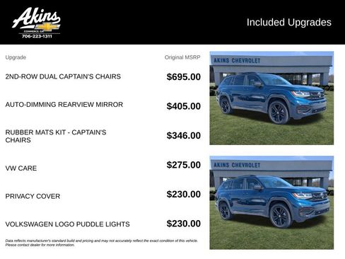 Used 2023 Volkswagen Atlas SEL R-Line AWD/4WD image 5