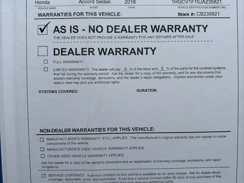 Used 2018 Honda Accord LX image 29