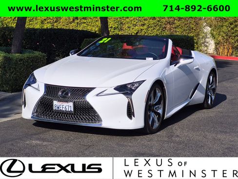 Certified 2021 Lexus LC 500 Convertible w/ Touring Package RWD image 4
