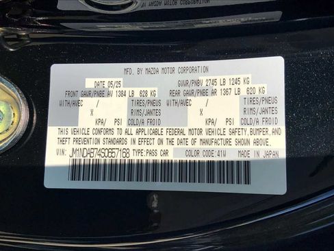 New 2025 MAZDA MX-5 Miata Sport image 19