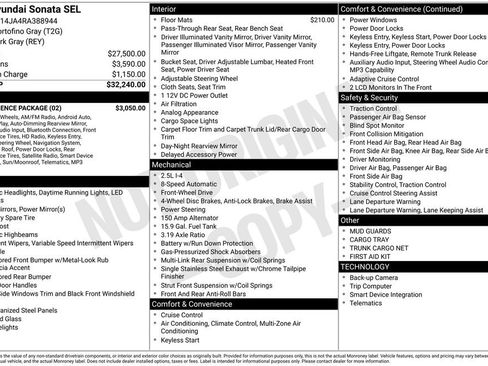 New 2024 Hyundai Sonata SEL w/ Convenience Package FWD image 6