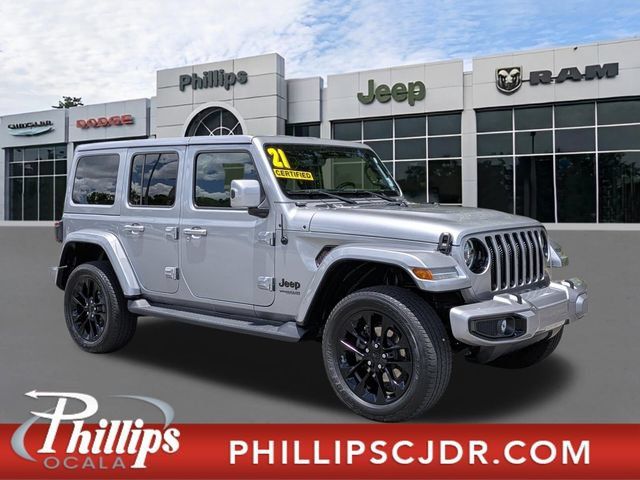 Used 2021 Jeep Wrangler Unlimited Sahara AWD/4WD image 1
