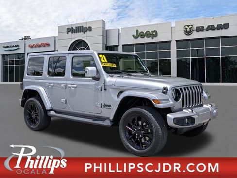 Used 2021 Jeep Wrangler Unlimited Sahara AWD/4WD image 1