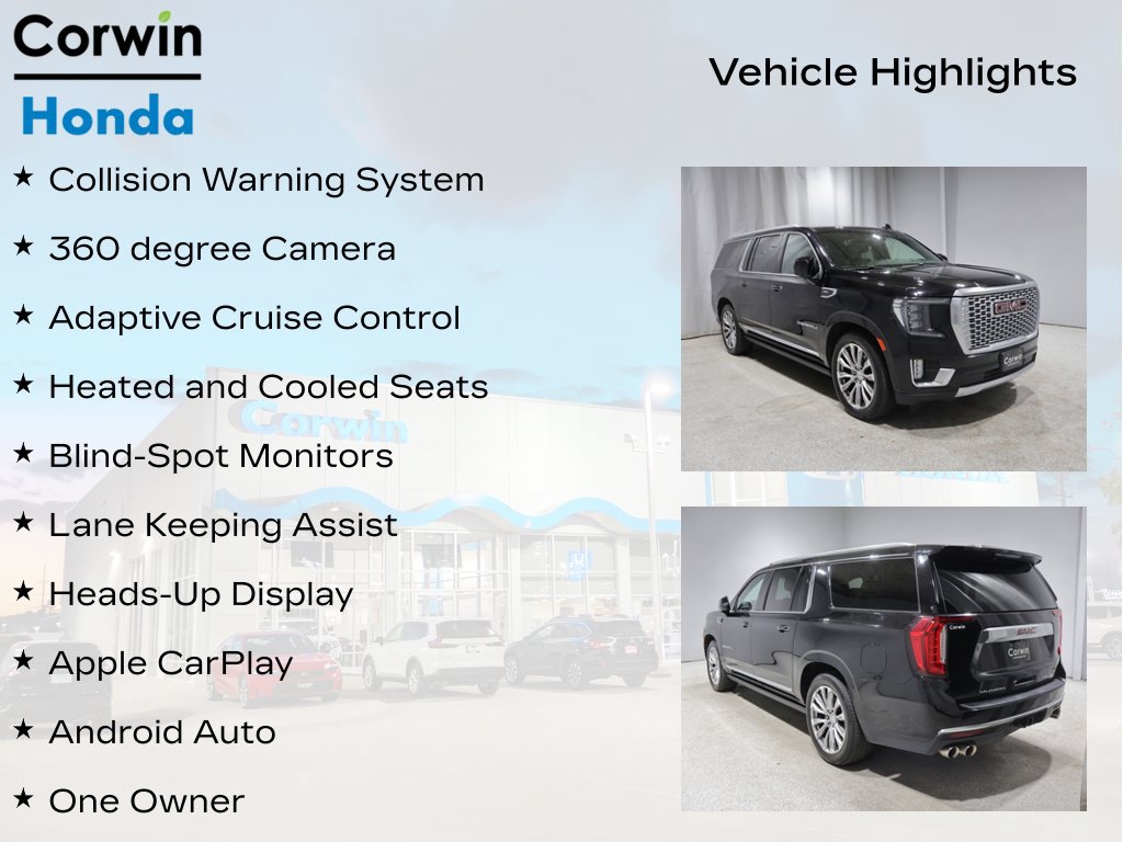 Used 2024 GMC Yukon XL Denali w/ Denali Reserve Package AWD/4WD image 11