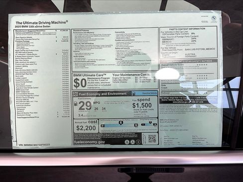 New 2025 BMW 330i xDrive Sedan w/ Premium Package image 17