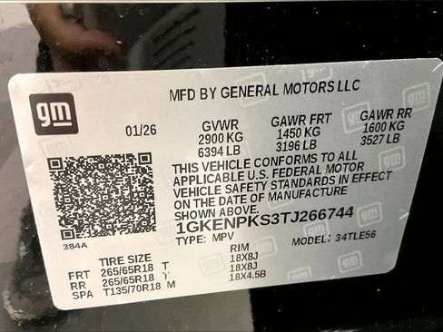 New 2026 GMC Acadia AT4 w/ LPO, Floor Liner Package image 20