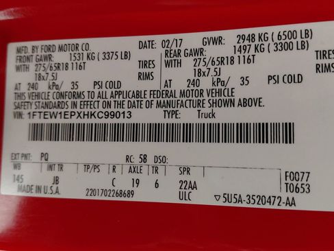 Used 2017 Ford F150 XLT w/ Equipment Group 302A Luxury image 23