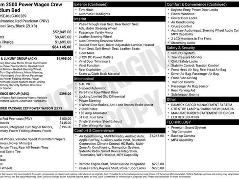 Used 2018 RAM 2500 Power Wagon w/ Leather & Luxury Group image 3