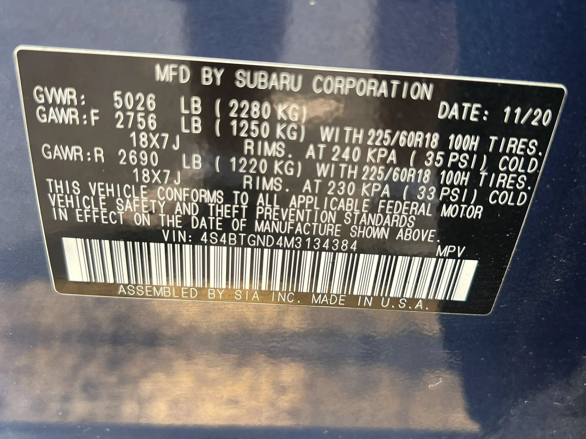 Used 2021 Subaru Outback Limited XT w/ Popular Package #2 AWD/4WD image 32