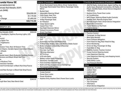 Certified 2025 Hyundai Kona SE image 30