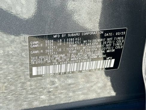 Used 2023 Subaru Outback Wilderness AWD/4WD image 44