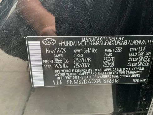 Certified 2023 Hyundai Santa Fe SEL AWD/4WD image 29