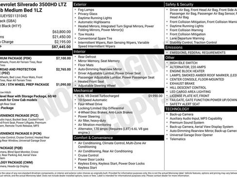 Used 2025 Chevrolet Silverado 3500 LTZ w/ LTZ Premium Package image 41