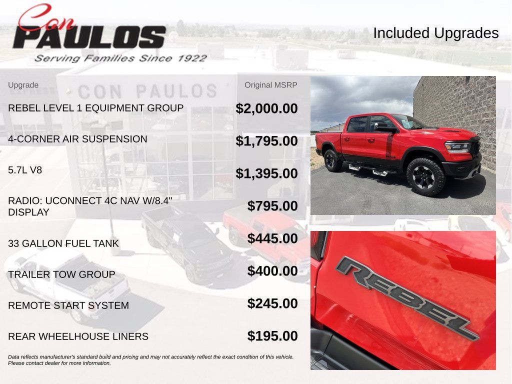 Used 2019 RAM 1500 Rebel w/ Rebel Level 1 Equipment Group AWD/4WD image 4