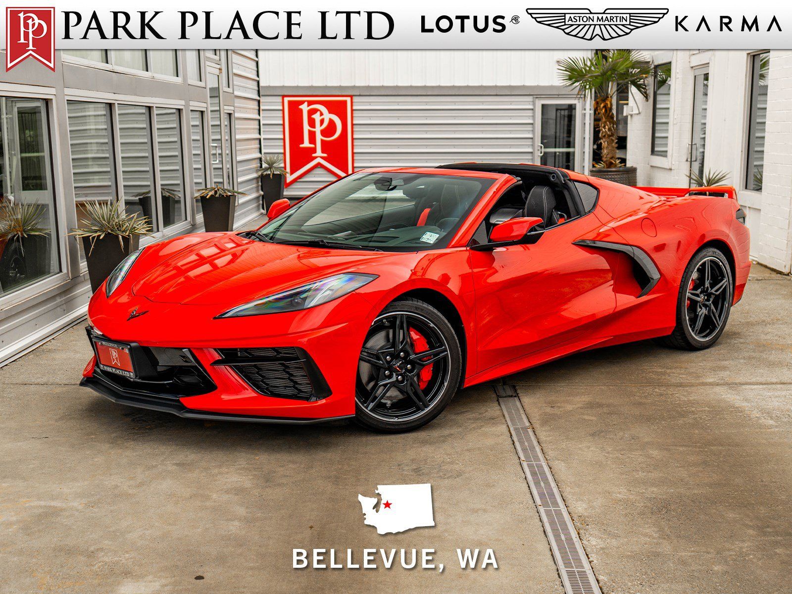 Used 2024 Chevrolet Corvette Stingray Premium Cpe w/ Z51 Performance Package RWD image 1