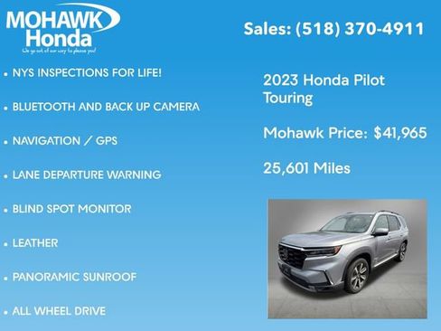 Used 2023 Honda Pilot Touring image 7