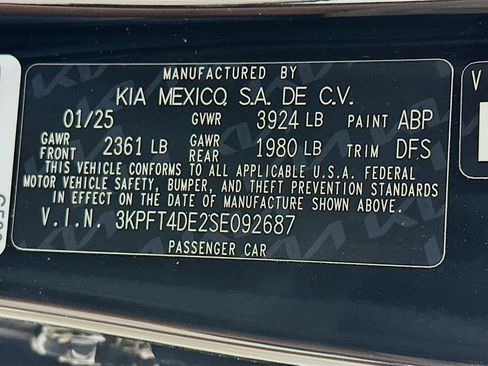 Used 2025 Kia K4 FWD image 12