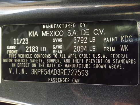 Used 2024 Kia Forte GT-Line w/ GT-Line Premium Package FWD image 33