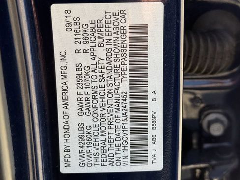 Used 2018 Honda Accord LX image 28