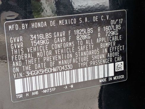 Certified 2017 Honda Fit LX image 30