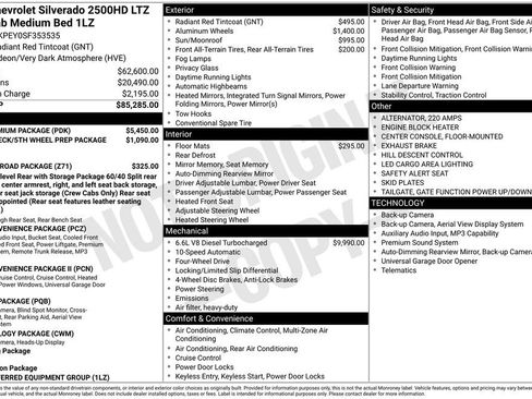 Used 2025 Chevrolet Silverado 2500 LTZ w/ LTZ Premium Package AWD/4WD image 29