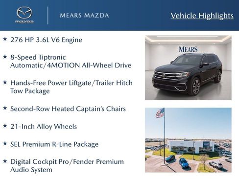 Used 2022 Volkswagen Atlas SEL Premium AWD/4WD image 2