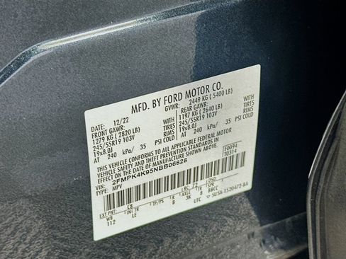 Used 2022 Ford Edge Titanium AWD/4WD image 30