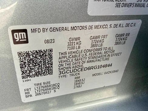 Used 2024 Chevrolet Silverado 1500 Custom Trail Boss image 40