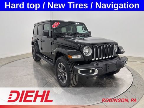 Used 2023 Jeep Wrangler Unlimited Sahara AWD/4WD image 1