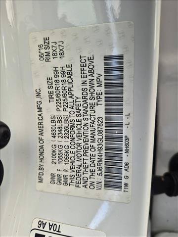 Used 2016 Honda CR-V Touring image 23