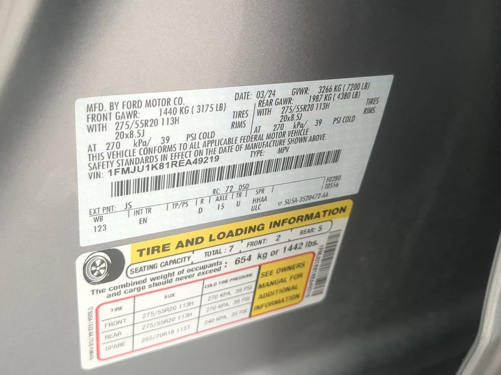 Used 2024 Ford Expedition Limited RWD image 39