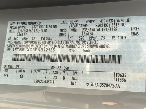New 2023 Ford Transit 250 148 High Roof RWD image 13