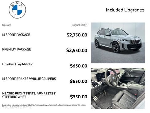 Certified 2024 BMW X5 xDrive40i w/ M Sport Package AWD/4WD image 3