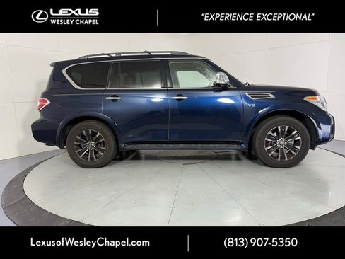 Used 2019 Nissan Armada Platinum w/ Captain's Chairs Package image 2
